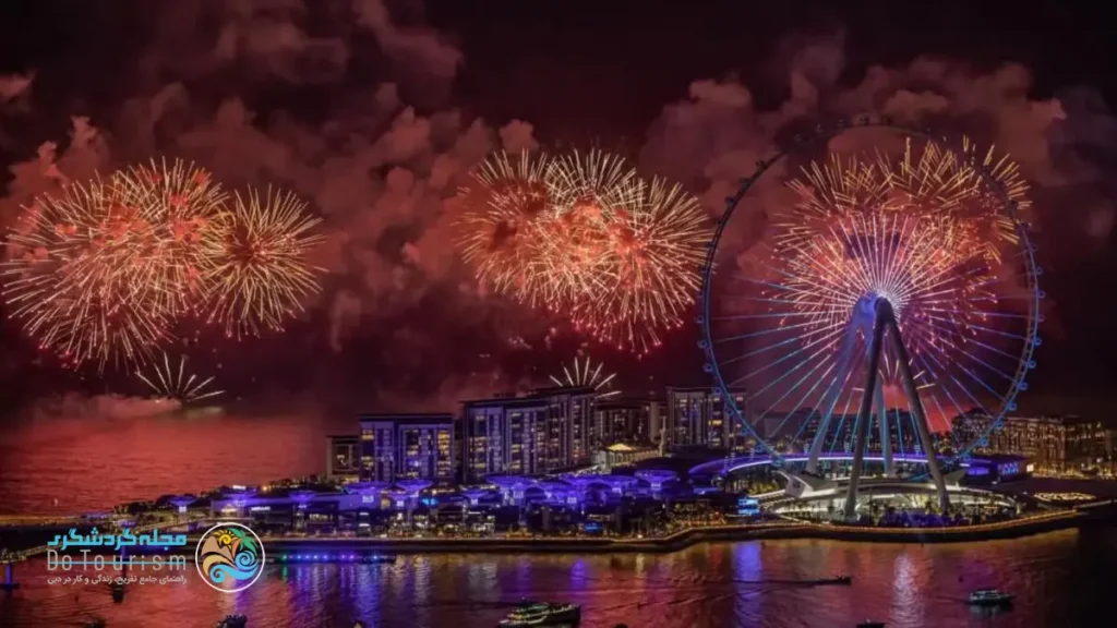 آتش بازیهای رمضان دبی 2024